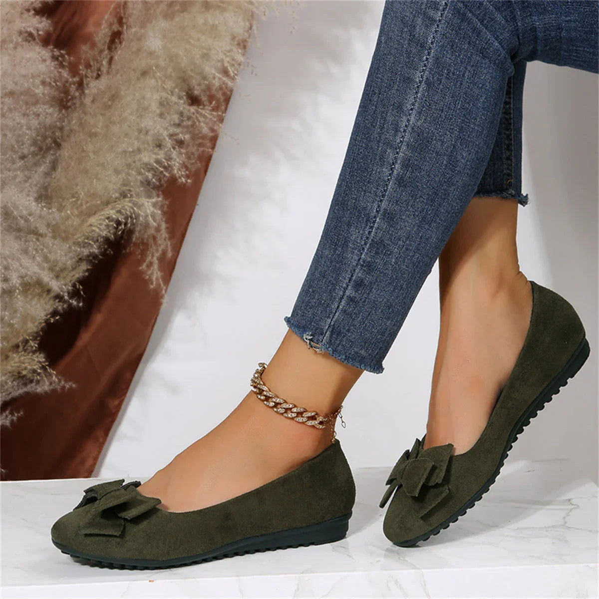 Kvinders Slip-on Sko Komfortabel Stil 4