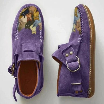 Kvinders Slip-on Sko med Kunstnerisk Design 2