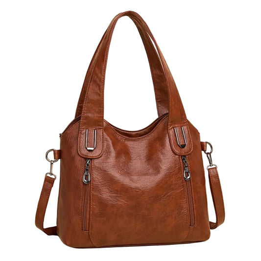 Kvinders Slouchy Chic Skuldertaske 0