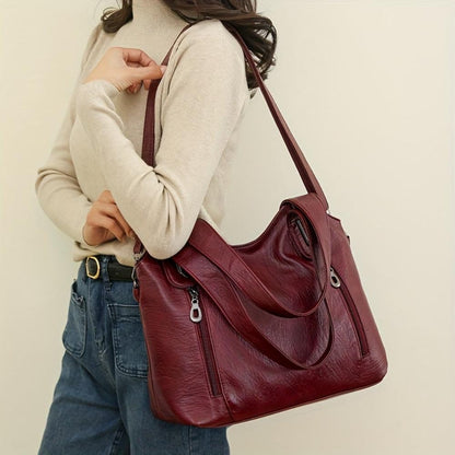 Kvinders Slouchy Chic Skuldertaske 1