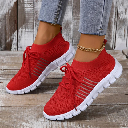 Kvinders Sneakers Aktiv Stil Åndbar Mesh 3