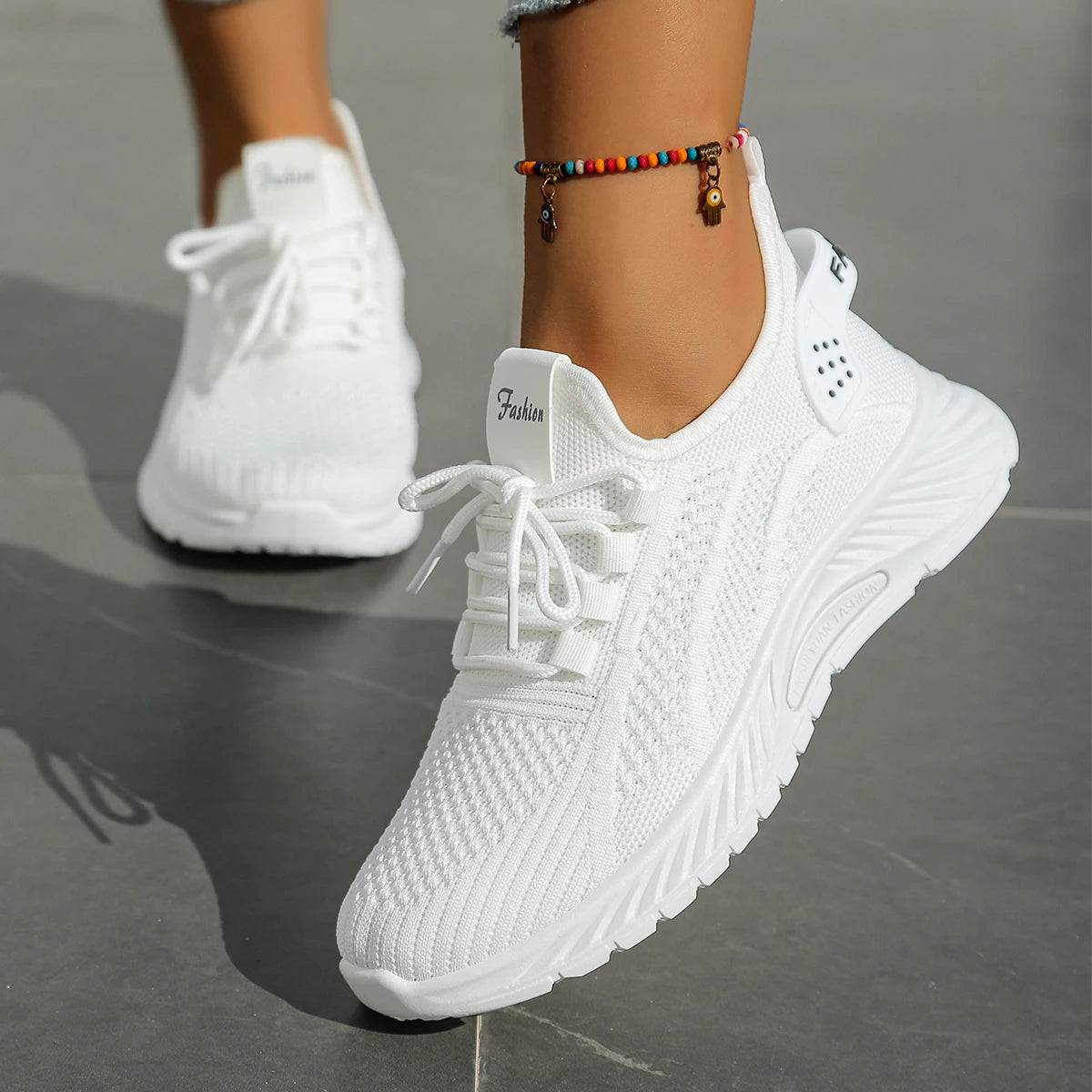 Kvinders Sneakers Casual Mode Fly Weaving 3