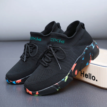 Kvinders Sneakers Dynamisk Farvedesign 2