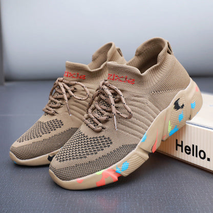Kvinders Sneakers Dynamisk Farvedesign 4