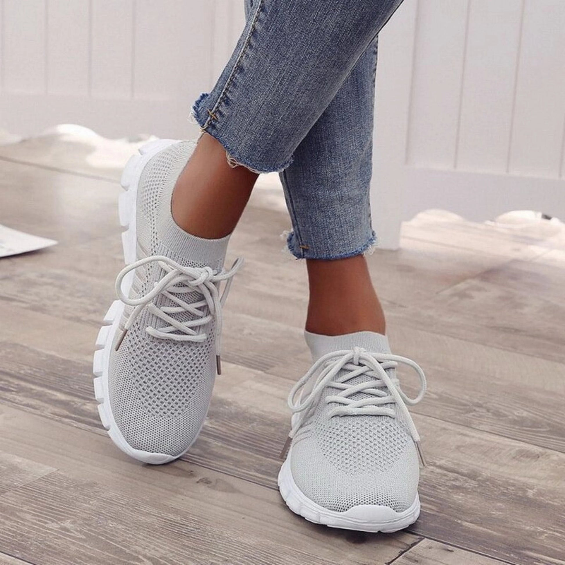 Kvinders Sneakers Komfortabelt Design 7
