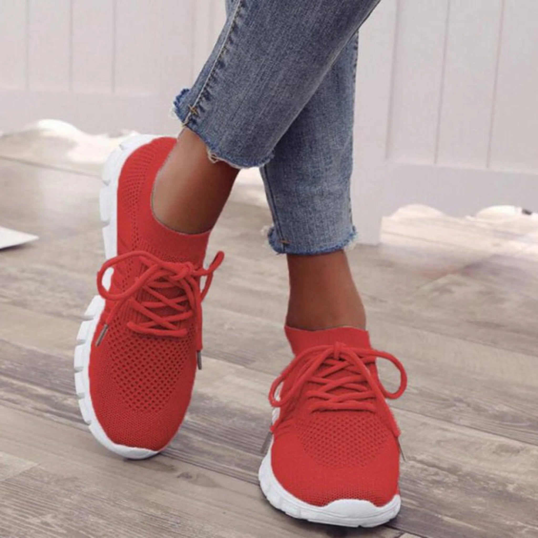Kvinders Sneakers Komfortabelt Design 8