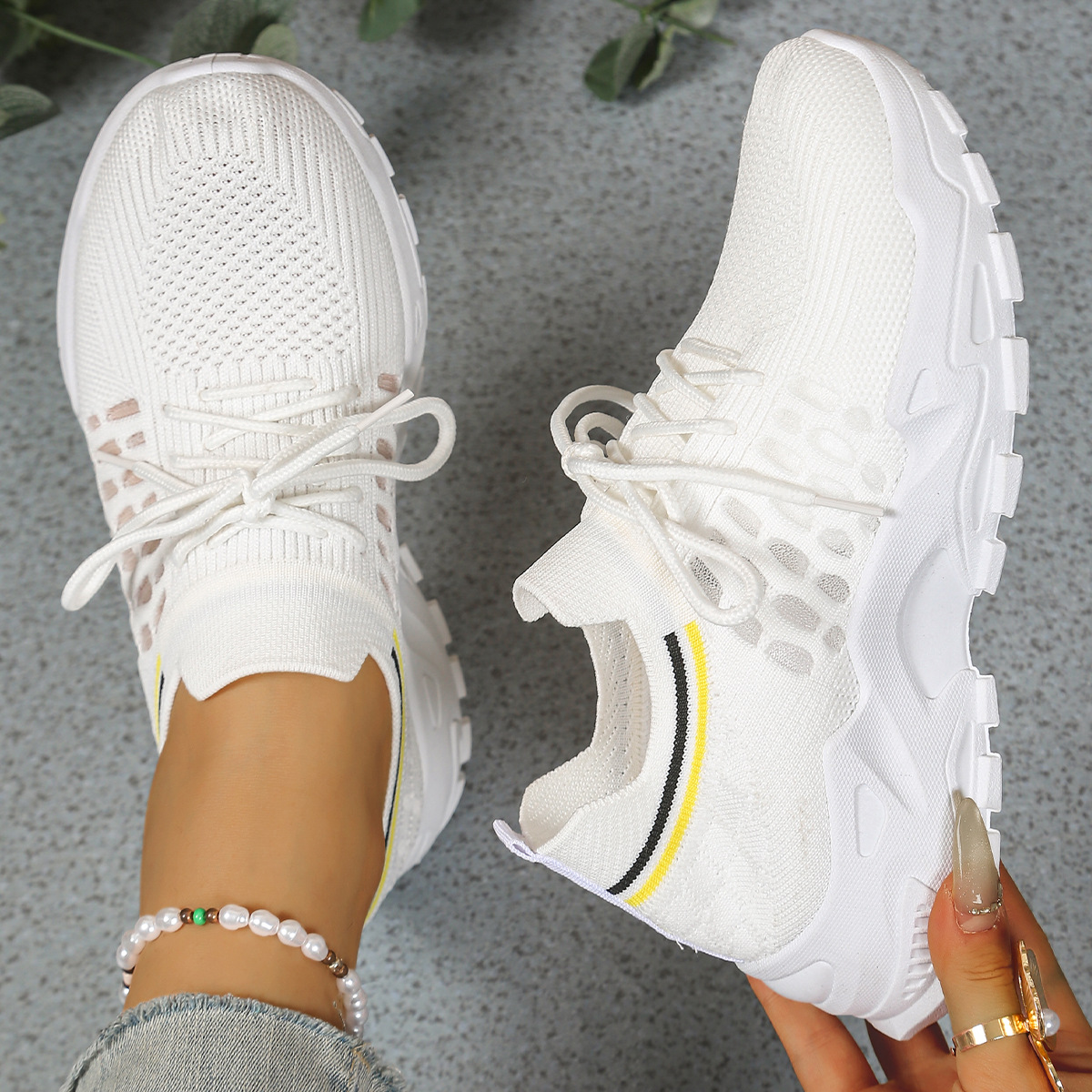 Kvinders Sneakers Komfortabelt Design Moderne Støvle 2
