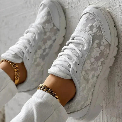Kvinders Sneakers Med Komfortabelt Design 1
