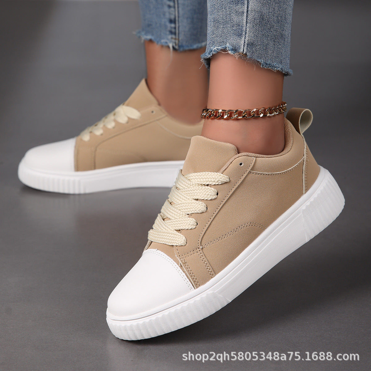Kvinders Sneakers Moderne Design Med Skridsikker Sål 1