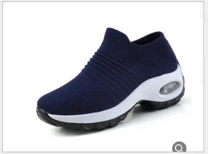Kvinders Sneakers Platform Åndbart Stof 13