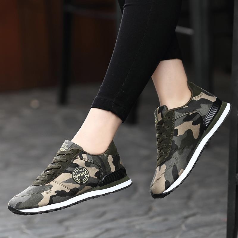 Kvinders Sneakers Sporty Camouflage Design 3