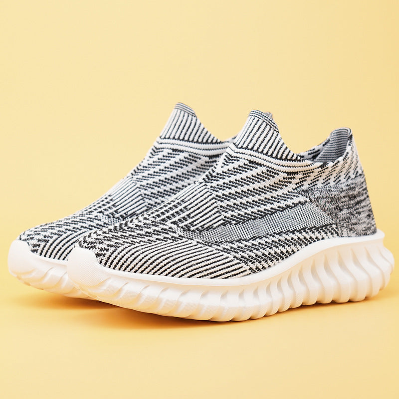 Kvinders Sneakers Strikket Design Komfortable og Fleksible 3