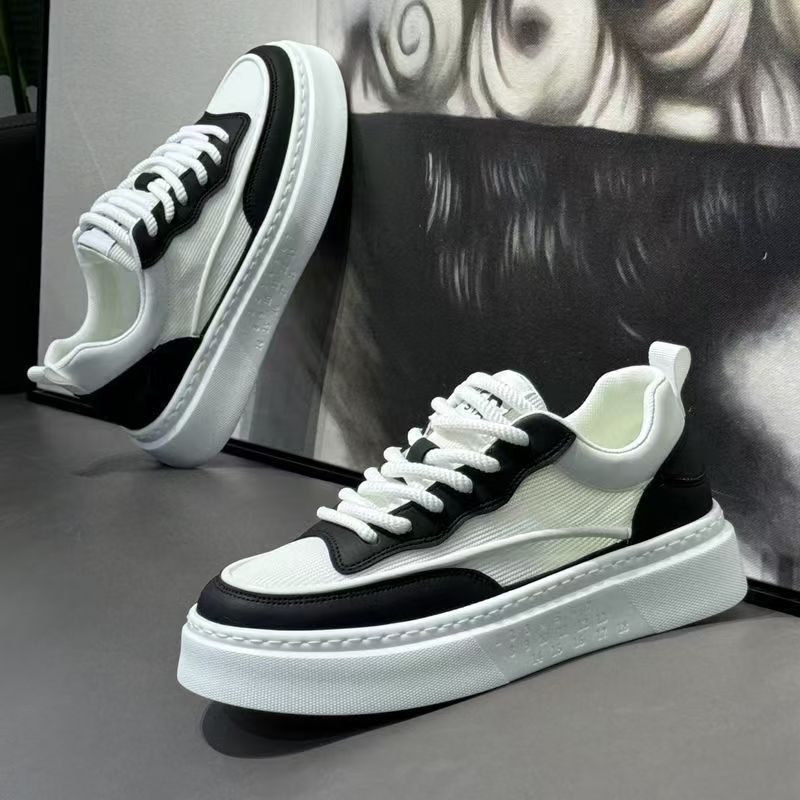 Kvinders Sneakers Urban Stil med Tyk Ydersål 6