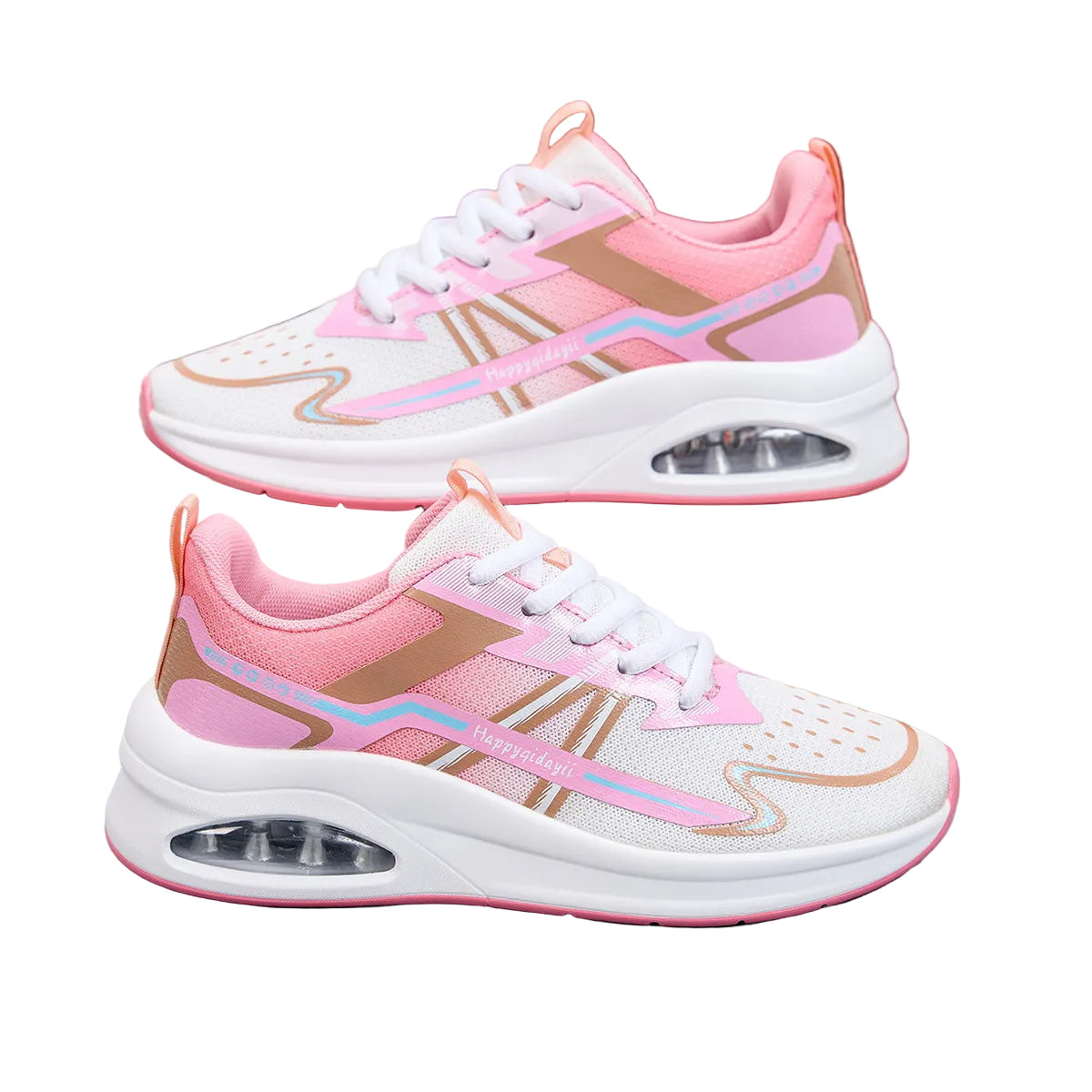 Kvinders Sneakers med Dæmpende Sål og Åndbart Design 0