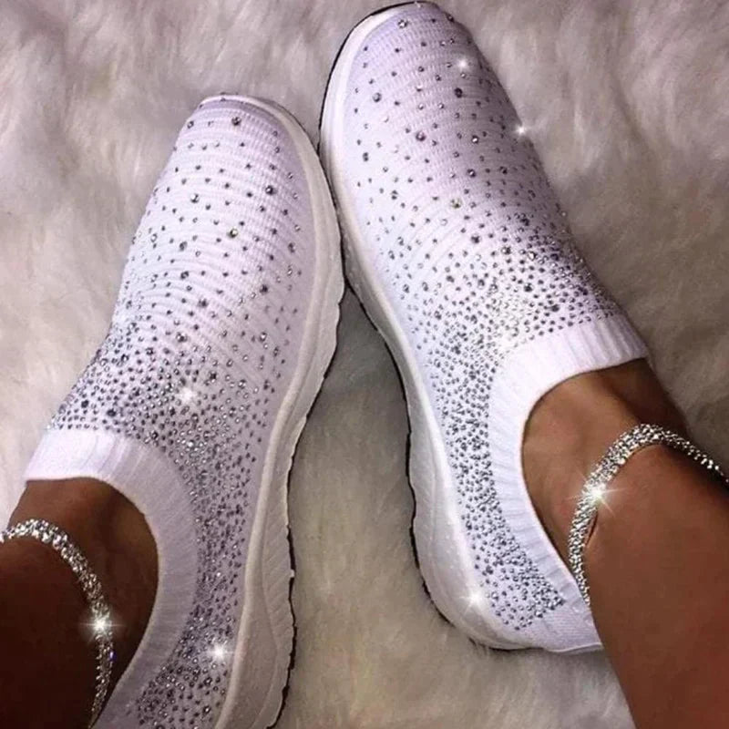 Kvinders Sneakers med Krystaller 4