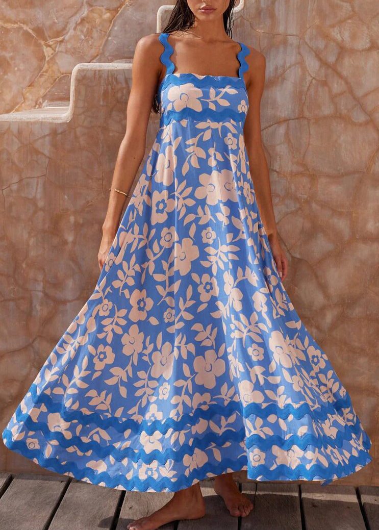 Kvinders Sommerkjole Boheme Stil Med Print 1