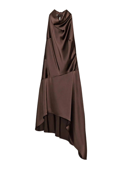 Kvinders Sommerkjole Rygløs Asymmetrisk Design 4