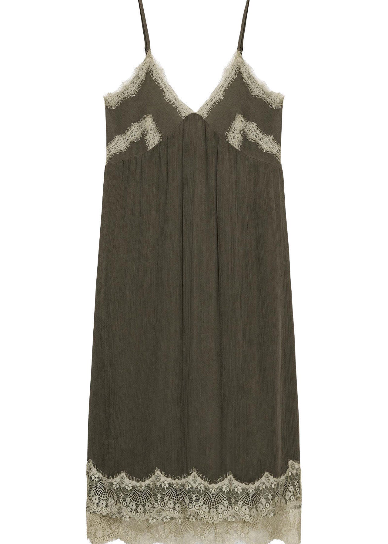 Kvinders Sommerkjole V-hals Patchwork Design 2
