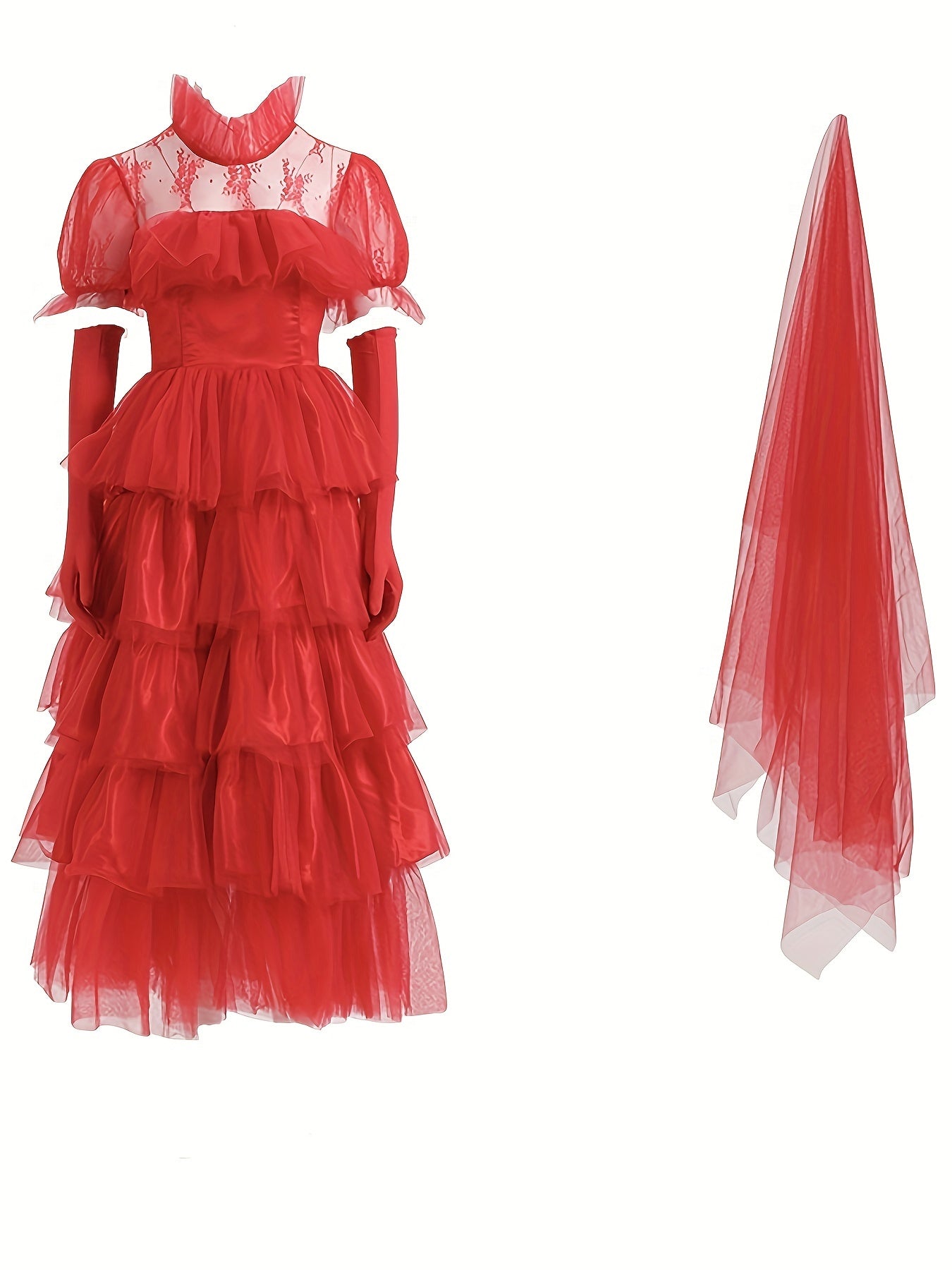 Kvinders Sort Lang Kjole Gotisk Maxi Stil 4