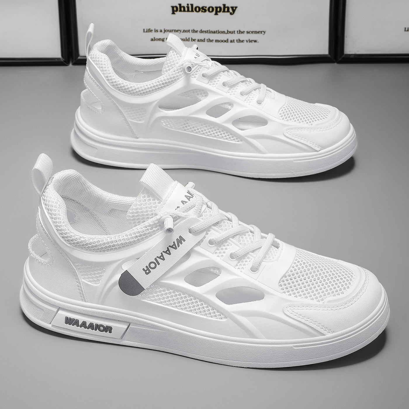 Kvinders Sportssneakers Åndbar Design med Skridsikker Sål 3