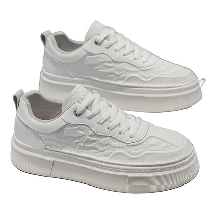 Kvinders Sporty Sneakers med Hævet Sål 0