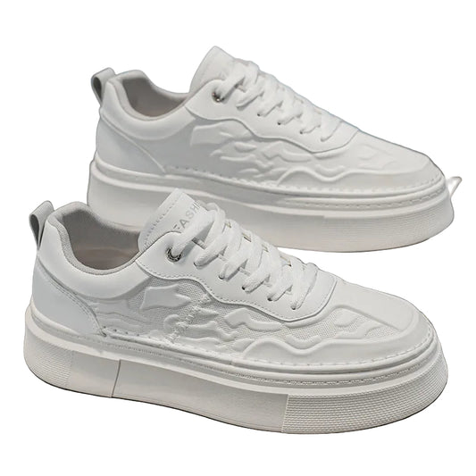 Kvinders Sporty Sneakers med Hævet Sål 0