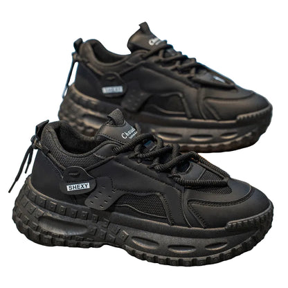 Kvinders Sporty Sneakers med Mesh-Overdel 0