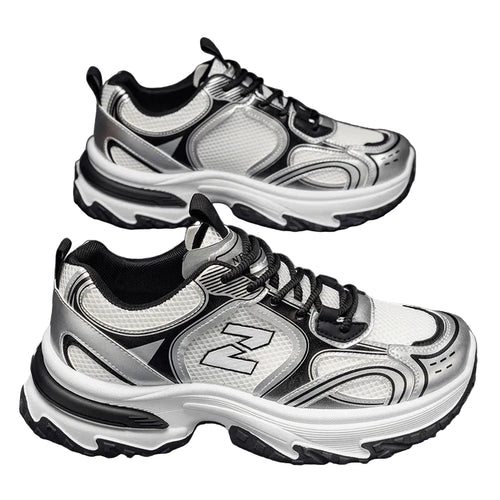 Kvinders Sporty Sneakers med Moderne Design 0