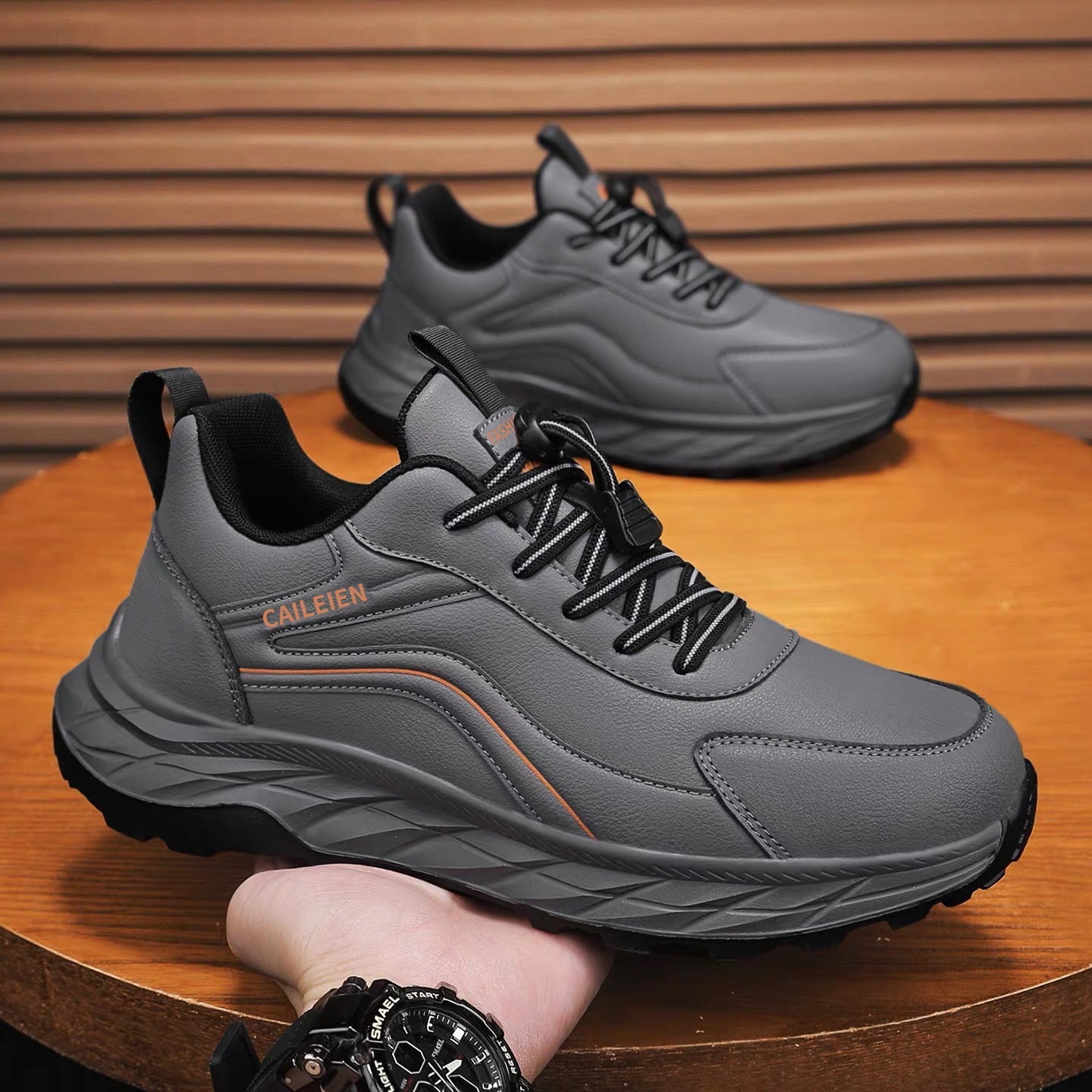 Kvinders Sporty Sneakers med Skridsikker Sål 6