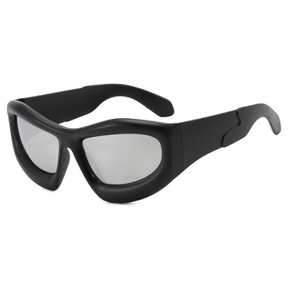 Kvinders Sporty Solbriller Futuristisk Design 11