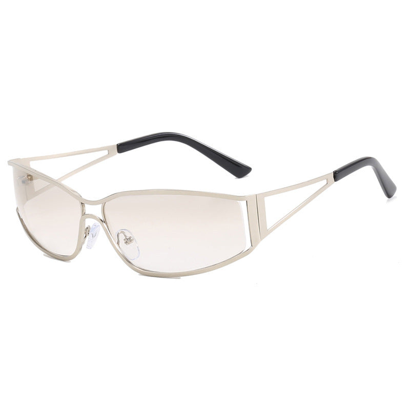 Kvinders Sporty Solbriller Futuristisk Design 3