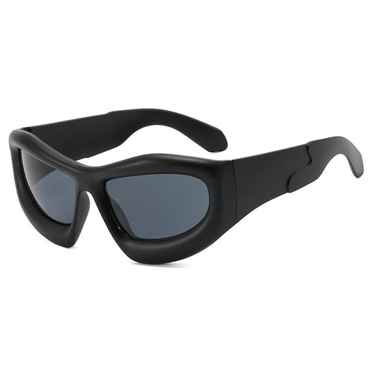 Kvinders Sporty Solbriller Futuristisk Design 5