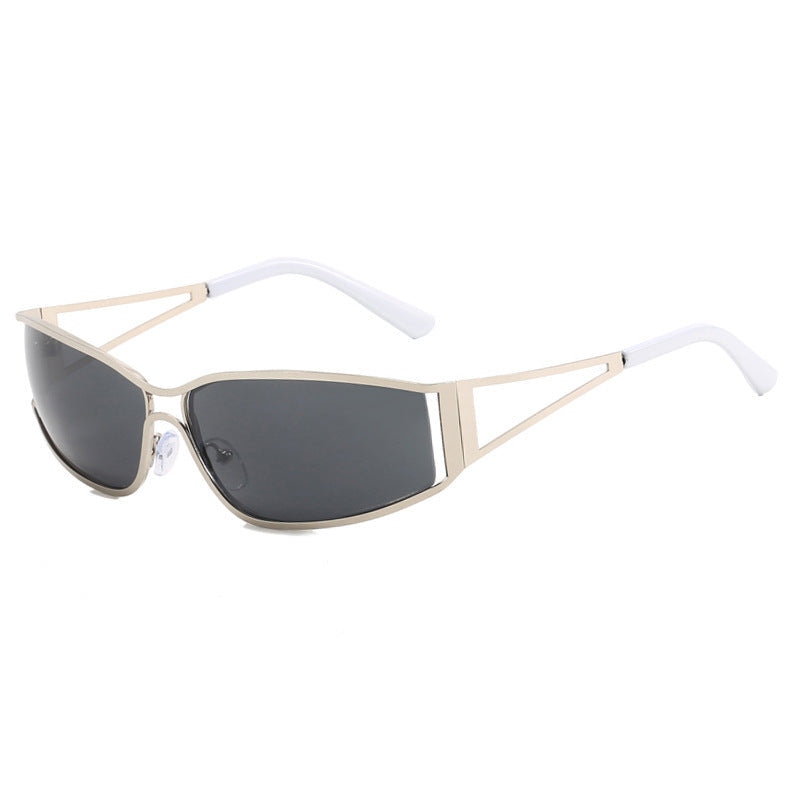 Kvinders Sporty Solbriller Futuristisk Design 9