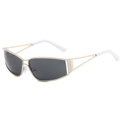 Kvinders Sporty Solbriller Futuristisk Design 9
