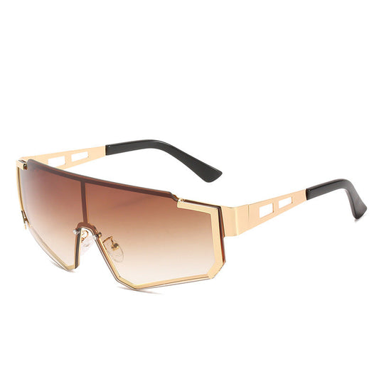Kvinders Sporty Solbriller Med Overdimensioneret Design 0