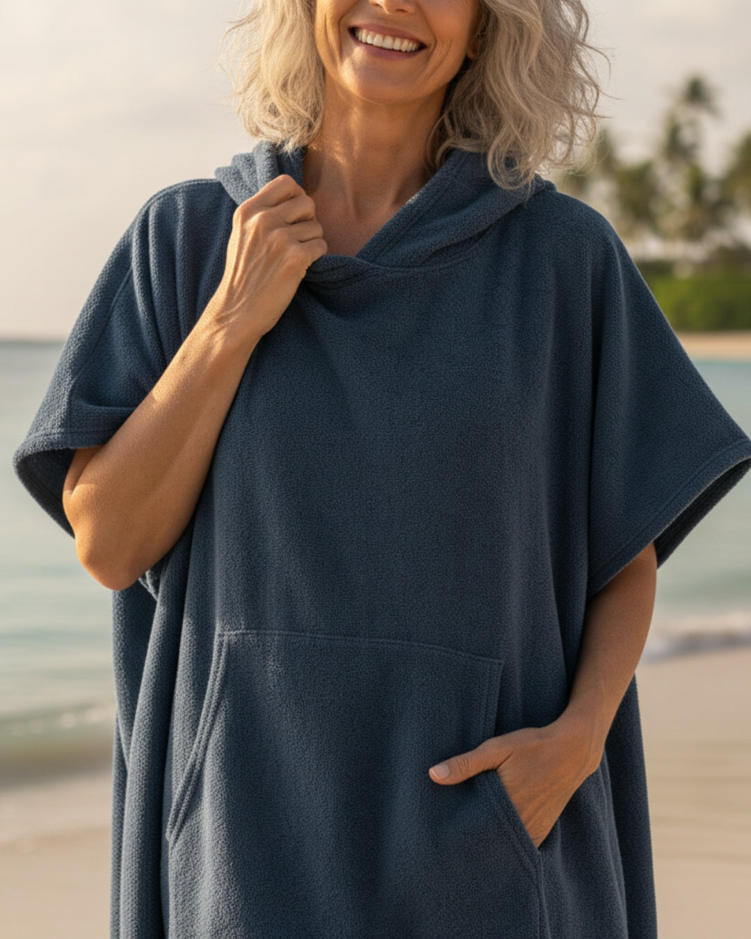 Kvinders Strand Poncho Kjole 1