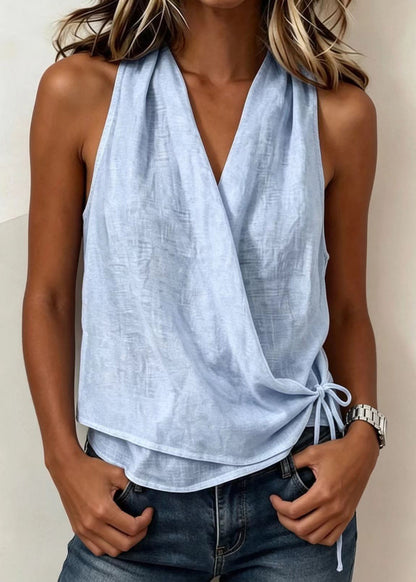 Kvinders Strandvest Boheme Stil V-hals Ærmeløs 2