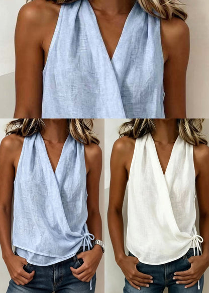 Kvinders Strandvest Boheme Stil V-hals Ærmeløs 4