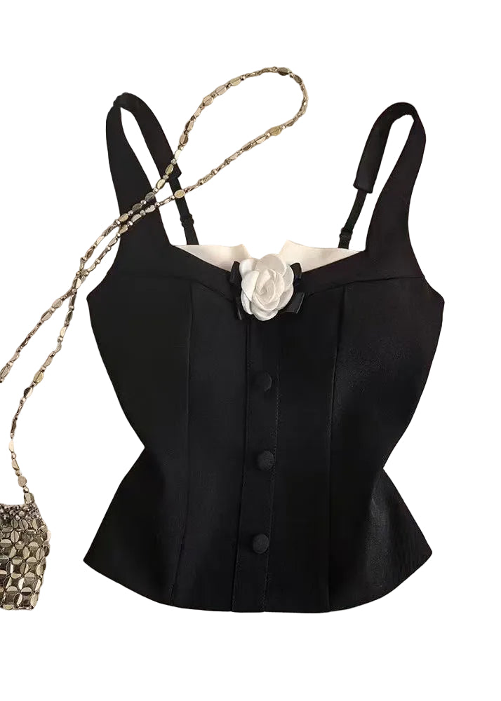 Kvinders Strandvest Med Blomstermønster 0
