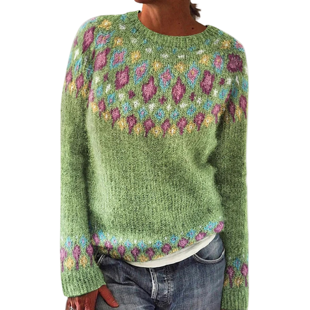 Kvinders Stribet Sweater Stilfuld 0