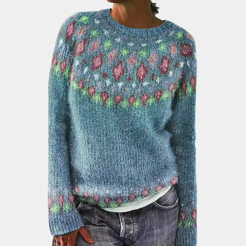 Kvinders Stribet Sweater Stilfuld 2