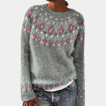 Kvinders Stribet Sweater Stilfuld 3
