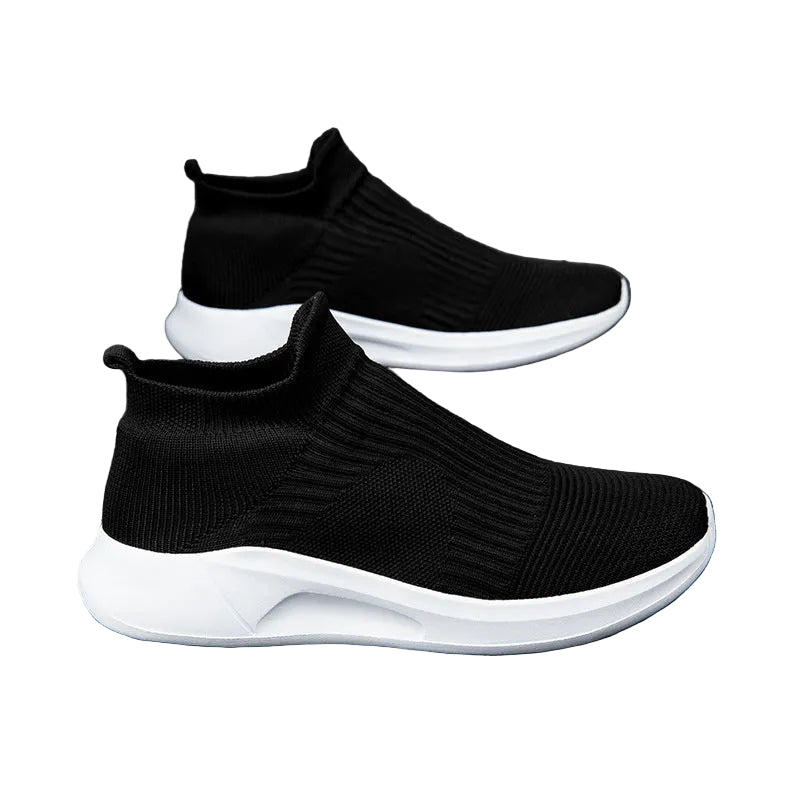 Kvinders Strikkede Sneakers Med Skridsikker Sål 0