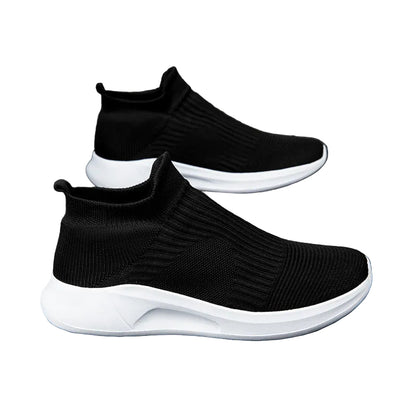 Kvinders Strikkede Sneakers Med Skridsikker Sål 0