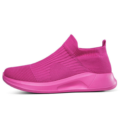 Kvinders Strikkede Sneakers Med Skridsikker Sål 2