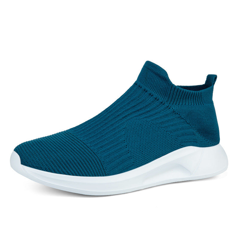 Kvinders Strikkede Sneakers Med Skridsikker Sål 4