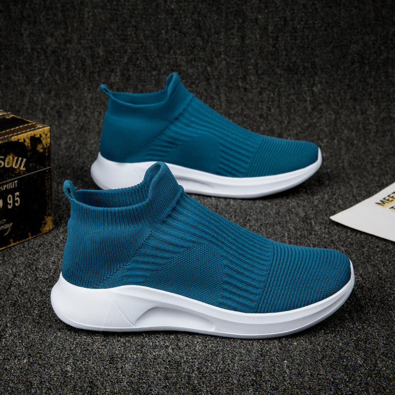Kvinders Strikkede Sneakers Med Skridsikker Sål 6