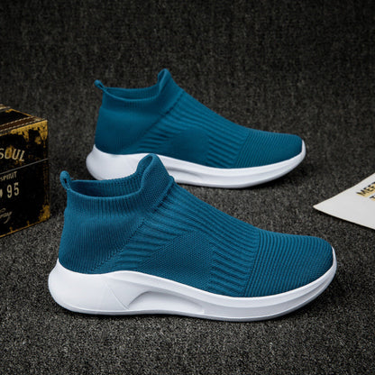 Kvinders Strikkede Sneakers Med Skridsikker Sål 6