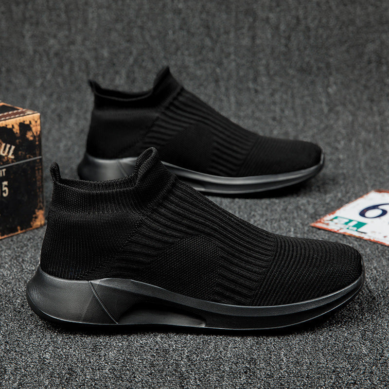 Kvinders Strikkede Sneakers Med Skridsikker Sål 8