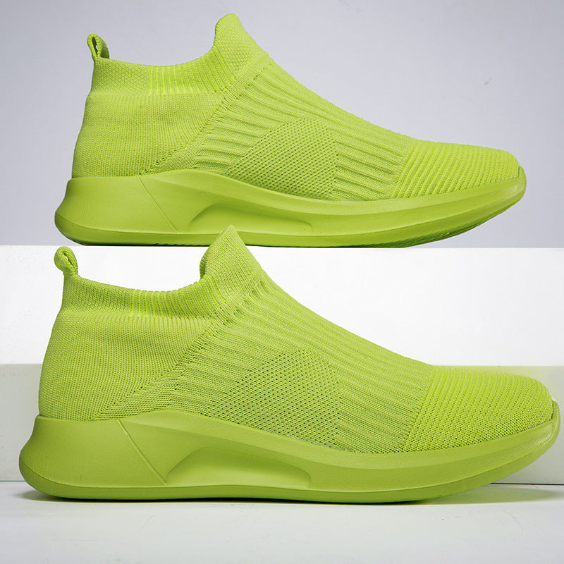 Kvinders Strikkede Sneakers Med Skridsikker Sål 9